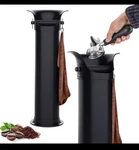 Gliery Espresso Knock Box W/ Removable Base & Barista Towel - Coffee Grounds. Fixed Price $85.00.