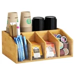 Coffee Station Organizer Condiment For Countertop Farmhouse .... Fixed Price $41.68.