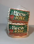 Brew Rite 8-12 Cup 400 Ct Total Paper 3 1/4 Basket Style White Coffee Filters. Fixed Price $12.00.
