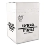 Berkley Square Unwrapped Round Stirrers, 7.75", Polypropylene, Black, 500/PACK. Fixed Price $12.52.