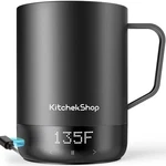 Kitchekshop 14OZ Smart Coffee Mug Warmer Self-heating HSC09K Black. Fixed Price $109.14.