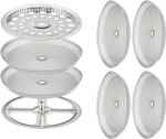 8 Pieces French Press Replacement Parts Stainless Steel Set, 6+2. Fixed Price $14.76.