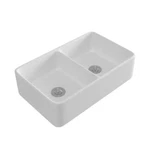 Eridanus JUN-SINK-012 Ceramic 33" Farmhouse Apron Kitchen Sink/grid/strainer. Fixed Price $342.95.
