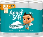 Angel Soft Mega Toilet Paper, 18 Rolls = 72 Regular, & Strong Tissue. Fixed Price $17.20.