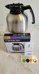 Service Ideas BNP19BL 1.9L Thermal Coffee Carafe 64OZ Stainless Steel, Open Box.. Fixed Price $35.98.