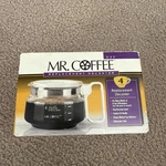 Mr Coffee Replacement D40 Decanter Carafe Pot White Cup. Fixed Price $24.99.