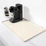 Rnivvi Silicone Coffee Mat, 12" X 19" Waterproof Raised Edge Bar Mats .... Fixed Price $20.58.