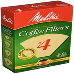 Melitta Super Premium Coffee Filters Naturan Brown No. 4 100-COUNT Pack. Fixed Price $34.42.