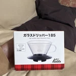 Kalita Glass Dripper 185 Heat Resistant Coffee Filter Black Clear. Fixed Price $27.36.