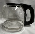 Mr Coffee 12 Cup Replacement Glass Carafe Black Pot. Fixed Price $13.87.