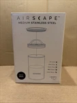 Airscape Planetary Design Stainless Steel Coffee Canister Medium, Matte Black. Fixed Price $60.00.