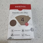Brikinte Disposable Coffee Filters #4 Compatible With Ninja Dual Brew 100PK New. Fixed Price $8.96.