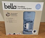 Bella Versabrew 2-IN-1 Coffee System Surf Blue 12-CUP & Single Serve CM1476A-UL. Fixed Price $99.95.