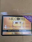 Vintage Mr. Coffee Replacement D40 Cup Carafe White New Sealed Box. Fixed Price $25.00.