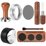 7 Pcs Espresso Accessories Kit 51 Mm Tamper Set Wdt Tool Dosing Funnel. Fixed Price $49.66.