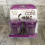 (2 Pk) Countertop Cafe Single Serve Coffee Filter For Keurig 1.0 + 2.0 Bpa Free. Fixed Price $14.72.