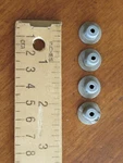Krups Espresso/coffee XP1600 Replacement Part: Lot 4 Rubber Feet Non Skid. Fixed Price $9.92.