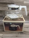 1975 Mr. Coffee 8-10 Cup Replacement Pot Glass Decanter Model D-7C (white). Fixed Price $12.99.