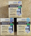 Homebright Descale & Cleanse Maintenance Kit Coffee Espresso Makers Lot 3. Fixed Price $17.83.