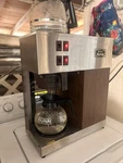 Bunn Commercial Coffee Brewer 2 Warmers Cup Warming Decanters. Fixed Price $125.00.