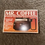 Mr. Coffee Cup Glass Pot Decanter Model D4 Replacement Vintage New. Fixed Price $19.99.