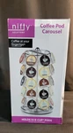 Nib Nifty Solutions 35 Coffee Pod Rotating Chrome Carousel For Keurig K-cups. Fixed Price $10.00.