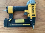 Dewalt DWFP12233 Yellow & Black 18-GAUGE Pneumatic Brad Nailer. Fixed Price $35.00.