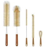 Alink 5-PACK Bottle Brush Cleaner Extra Long Bamboo Handle Water Str.... Fixed Price $15.35.