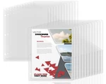 Gisgfim 48 Pack Binder Pockets For 3 Ring Clear Divider Folders. Fixed Price $36.40.
