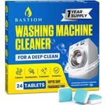 Bastion Washing Machine Cleaner,deodorizer Descaler For Allwashers 24 Tablet. Fixed Price $12.90.