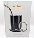 Ember Temperature Control Smart Cup 14 Oz Black W/ Lid & Charging Coaster. Fixed Price $69.99.