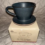 Kalita Coffee Dripper Ceramic High Heat Retention Wave Series Japan Sand Black. Fixed Price $31.99.