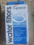 Capresso 3-PACK 60 Use Or Weeks Charcoal Water Filters 4440.90. Fixed Price $15.00.