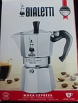 Bialetti Moka Express 6-CUP Stovetop Coffee Maker Silver-new. Fixed Price $23.99.