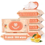 Flushable Wipes 360 Count Pack Of Plant Based Lemon Citrus Wonderful Butt Kids. Fixed Price $51.99.