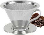 Mongdio Pour Over Coffee Dripper, Stainless Steel Reusable Metal. Fixed Price $16.99.