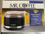 Mr. Coffee Replacement 12-CUP Glass Carafe, White. Fixed Price $19.99.