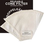 2-PACK Reusable Organic Cotton Cone #2 Coffee Cloth Filters For Coff.... Fixed Price $15.39.