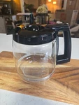 Cuisinart 12 Cup Coffee Maker Replacement Carafe Glass Pot Black W Lid - Unused. Fixed Price $18.00.