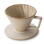 Dowan Pour Over Coffee Maker W/ Dripper, Manual Brew, Porcelain, Non-electric. Fixed Price $29.98.
