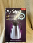 Mr. Coffee 127072.01 Olympia Quart Insulated Stainless Steel Thermal Pot. Fixed Price $40.00.