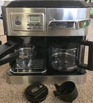 Delonghi All In One Coffee & Espresso Maker W/ Accessories BCO330T. Fixed Price $124.95.