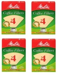 Melitta 7624411 #4 Coffee Filter, Cone, Paper, Natural Brown (4-PACK). Fixed Price $14.75.