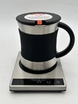 Cosori Coffee Mug Warmer & Set Silver Black. Fixed Price $30.00.
