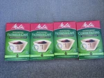 Melitta Premium #1 Cone Paper Coffee Filters, Natural Brown, 40 Count - Pack. Fixed Price $20.00.