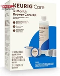 Keurig 3-MONTH Brewer Maintenance Kit Includes Descaling Solution, Water Filter. Fixed Price $21.35.