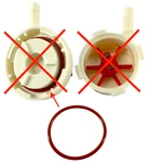 O-ring/seal Flowmeter For Jura/melitta/saeco Coffee Machines 60970, 15230. Fixed Price $40.75.