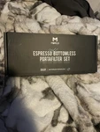 Morils 54MM Bottomless Portafilter Set With Brown Ergonomic Handle. Fixed Price $19.50.