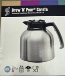 Service Ideas Brew Pour Carafe 1.9 Liters BNP19BL. Fixed Price $39.00.