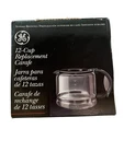 Ge 12 Cup Replacement Carafe Coffee Pot Black Lid Model 106652 New. Fixed Price $25.00.